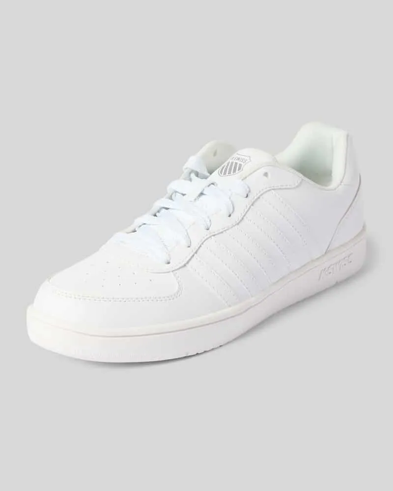 K-Swiss Sneaker mit Label-Details Modell 'Court Cali Weiss