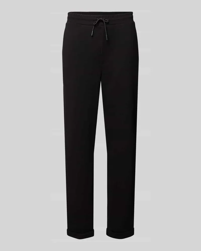 Only & Sons Regular Fit Stoffhose mit Tunnelzug Modell 'NEWKODYL LIFE LINUS Black