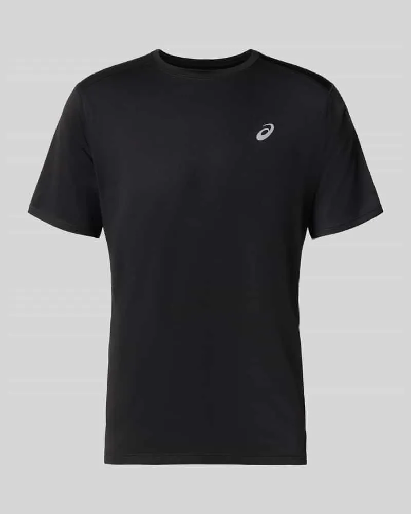 Asics Regular Fit T-Shirt mit Logo-Print Black