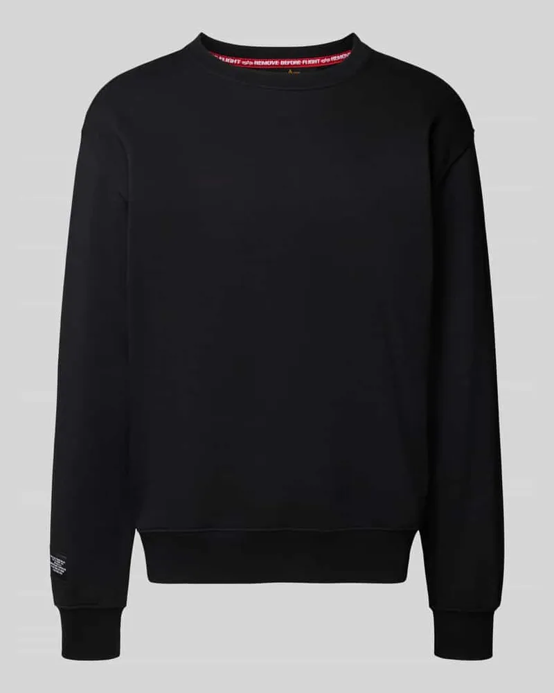 Alpha Industries Sweatshirt mit Label-Detail 