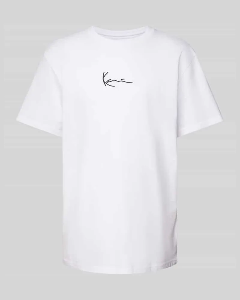 Karl Kani T-Shirt mit Label-Stitching 
