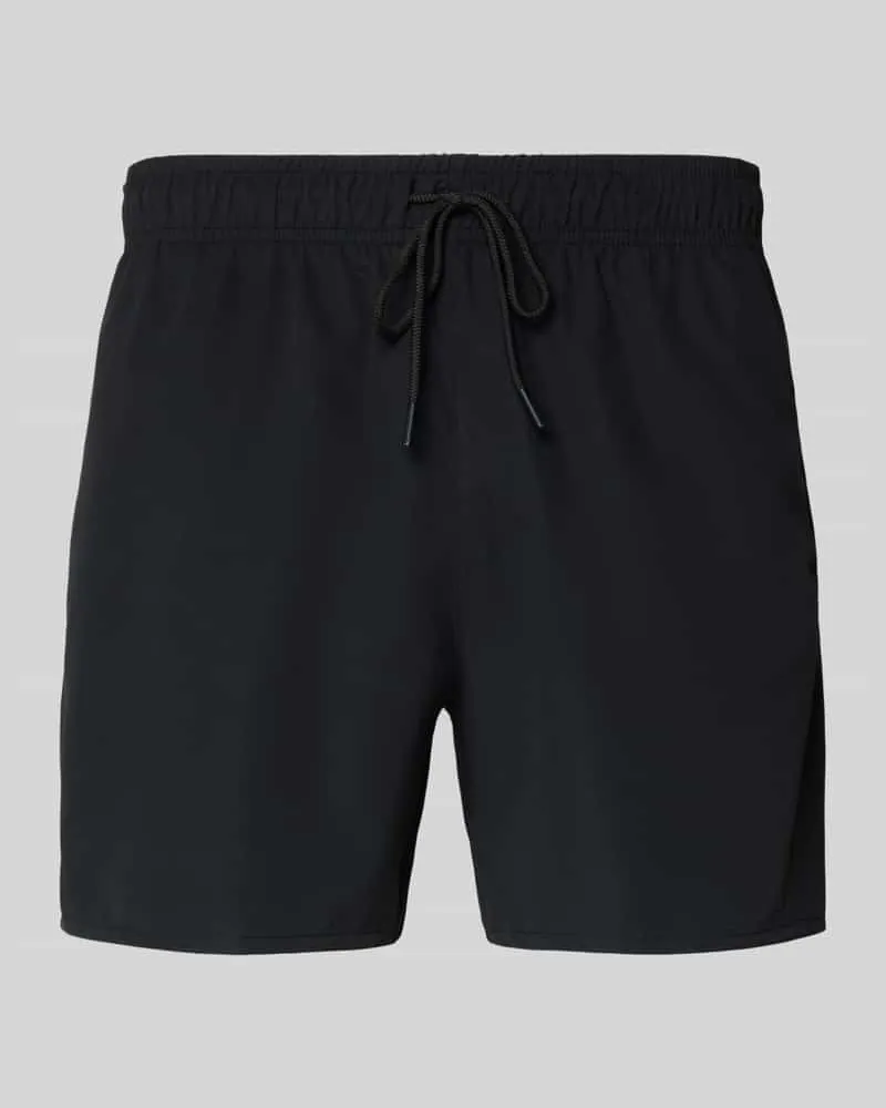 Lacoste Badeshorts mit Logo-Stitching Black