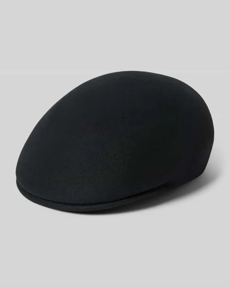Müller Headwear Schiebermütze aus reiner Wolle Black