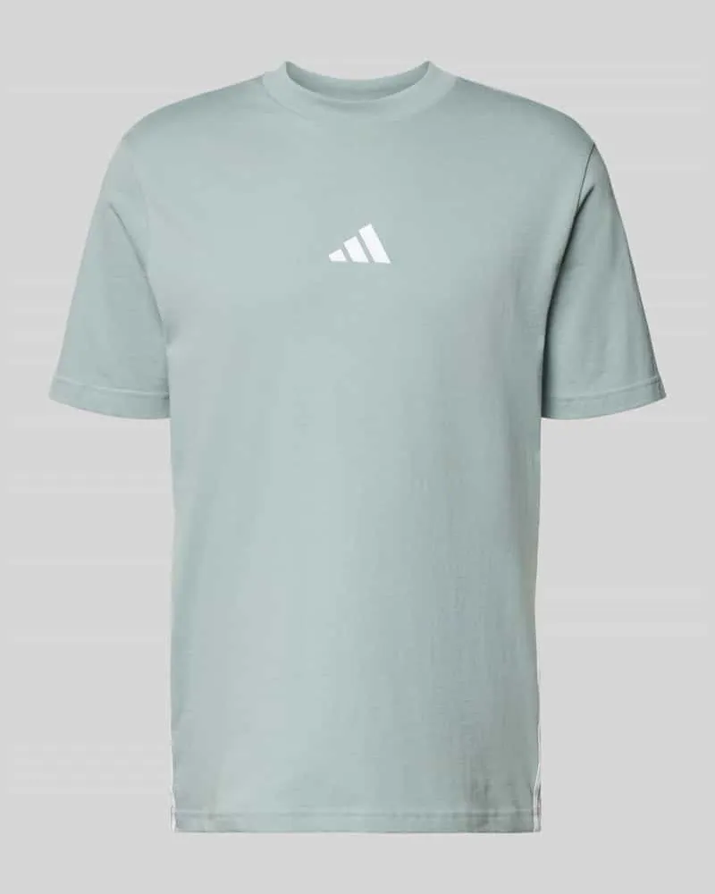 adidas Regular Fit T-Shirt aus reiner Baumwolle Mint