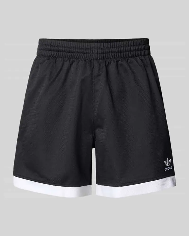 adidas Relaxed Fit Shorts mit Label-Stitching Modell 'Mockeylet Black