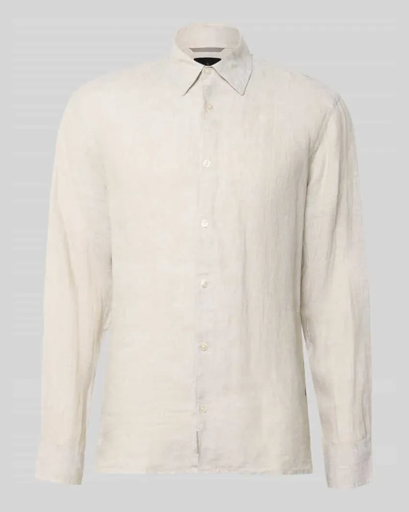 Jack & Jones Regular Fit Leinenhemd aus reinen Leinen Modell 'Lawrence Lind