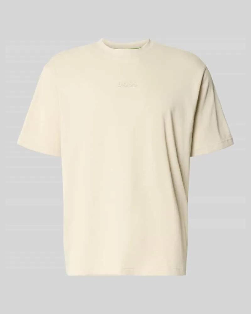 HUGO BOSS Relaxed Fit T-Shirt aus reiner Baumwolle Modell 'TEE 10 Sand