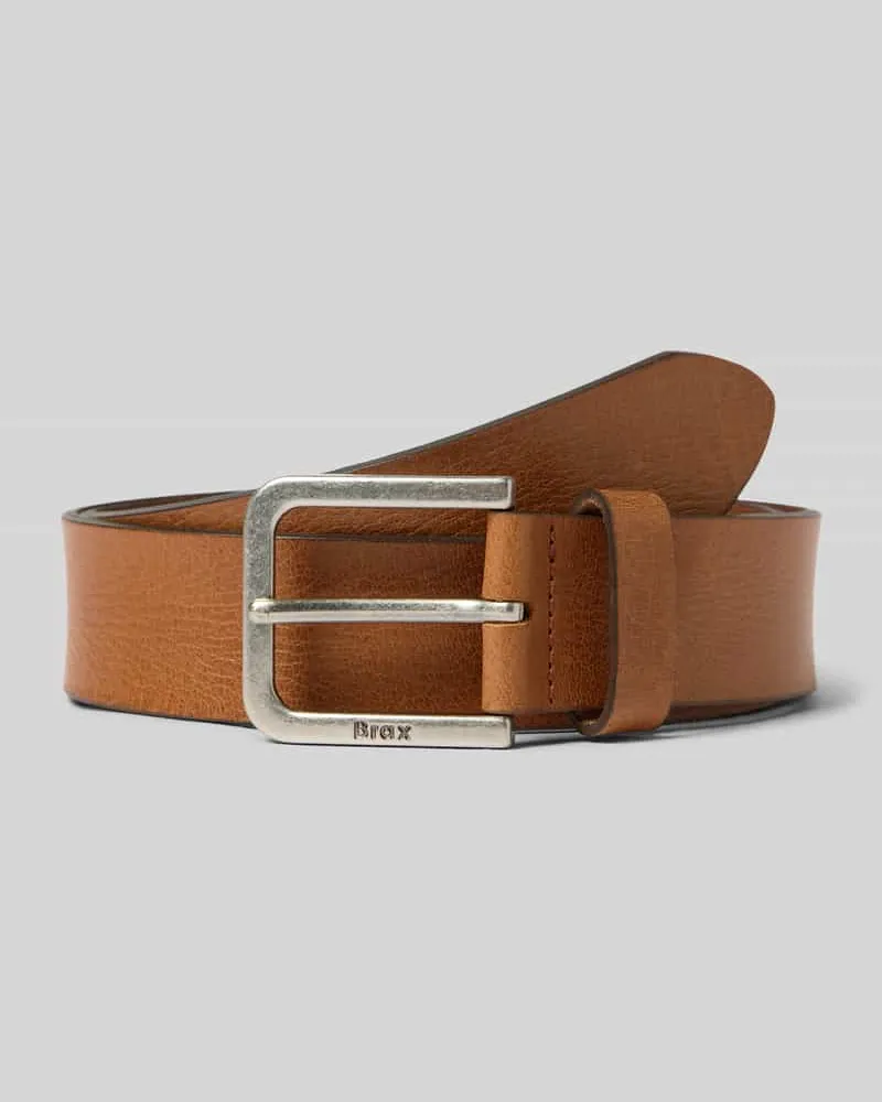 Brax Gürtel aus echtem Leder Cognac