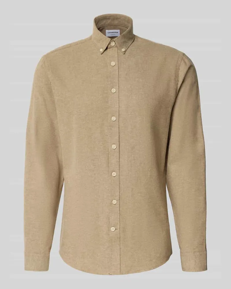 Lindbergh Freizeithemd mit Button-Down-Kragen 
