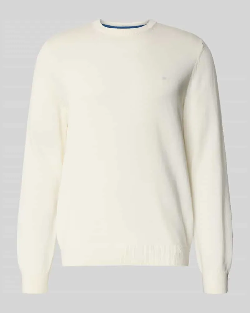 Christian Berg Strickpullover mit gerippten Abschlüssen 