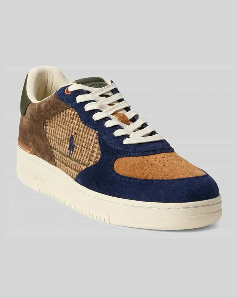 Ralph Lauren Sneaker aus echtem Rindsleder Modell 'MASTERS Beige