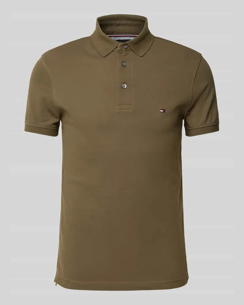 Tommy Hilfiger Slim Fit Poloshirt mit Logo-Stitching Modell '1985 