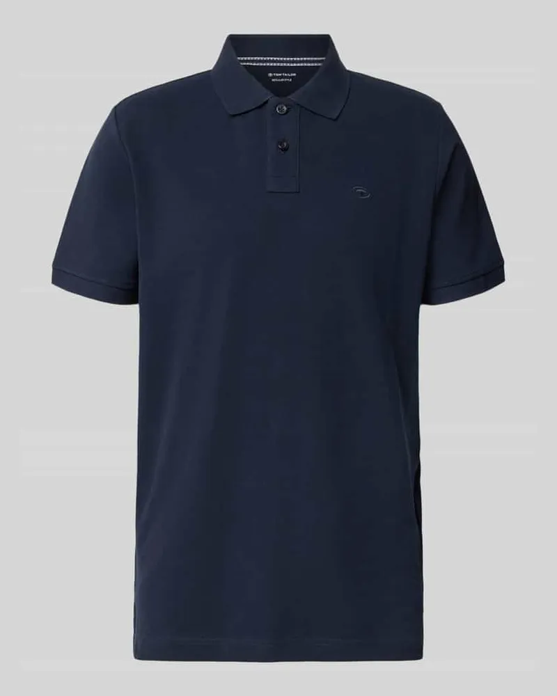 Tom Tailor Regular Fit Poloshirt aus Baumwoll-Mix Marine