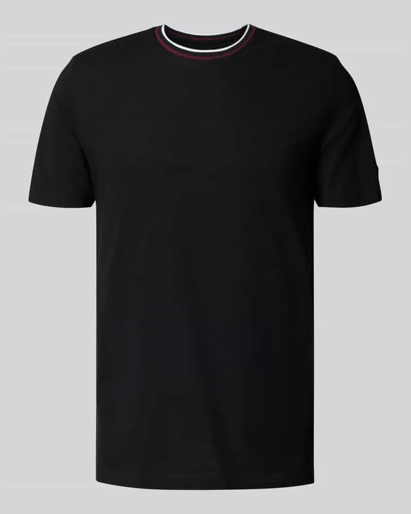 Christian Berg T-Shirt mit Rundhalsausschnitt Black