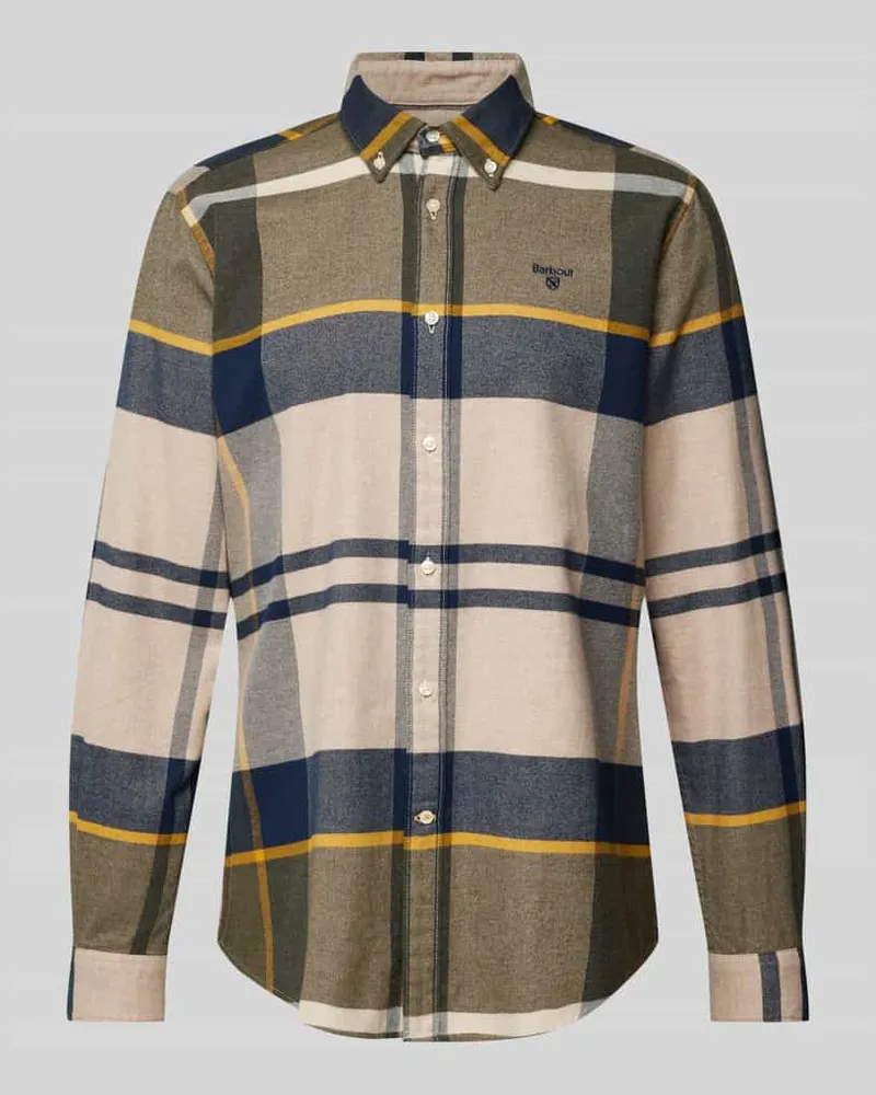 Barbour Tailored Fit Freizeithemd mit Button-Down-Kragen Modell 'Iceloch 