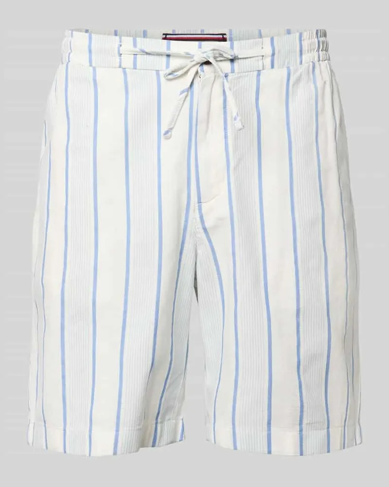 Tommy Hilfiger Regular Fit Chinoshorts aus reiner Baumwolle Modell 'DOVER 8 Hellblau
