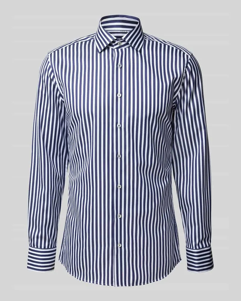 Eterna Slim Fit Business-Hemd mit Knopfleiste 