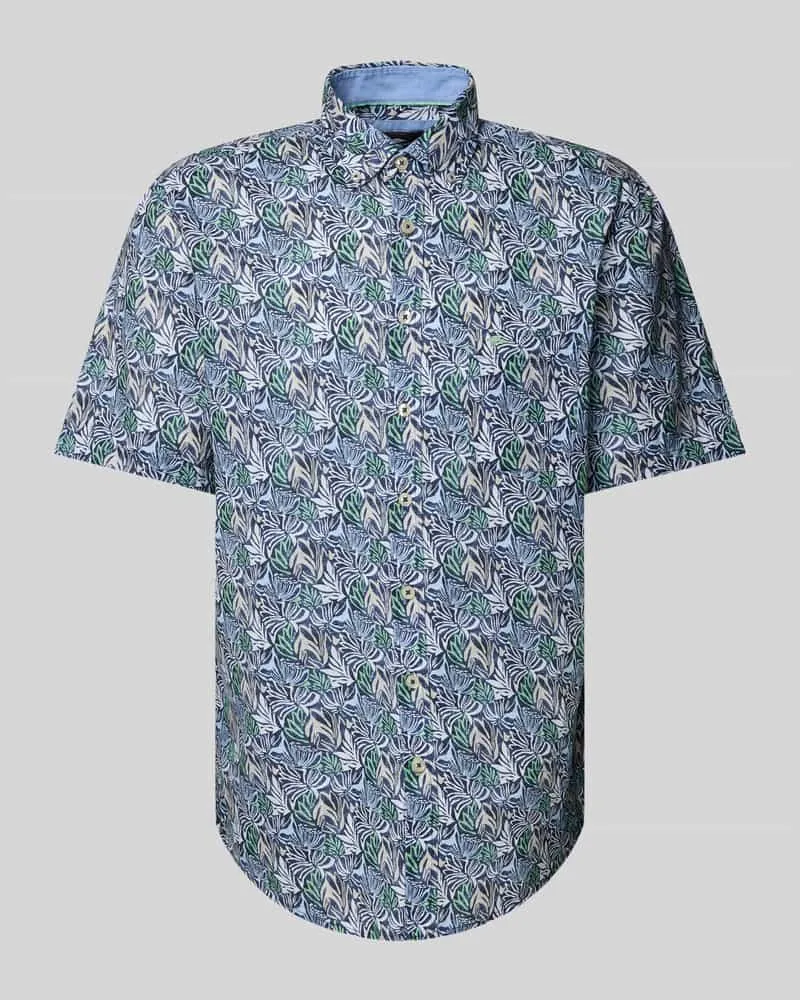 Fynch-Hatton Regular Fit Freizeithemd mit Button-Down-Kragen 