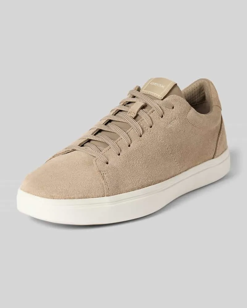 Geox Sneaker aus Leder mit Schnürung Modell 'BALTMOORE Sand