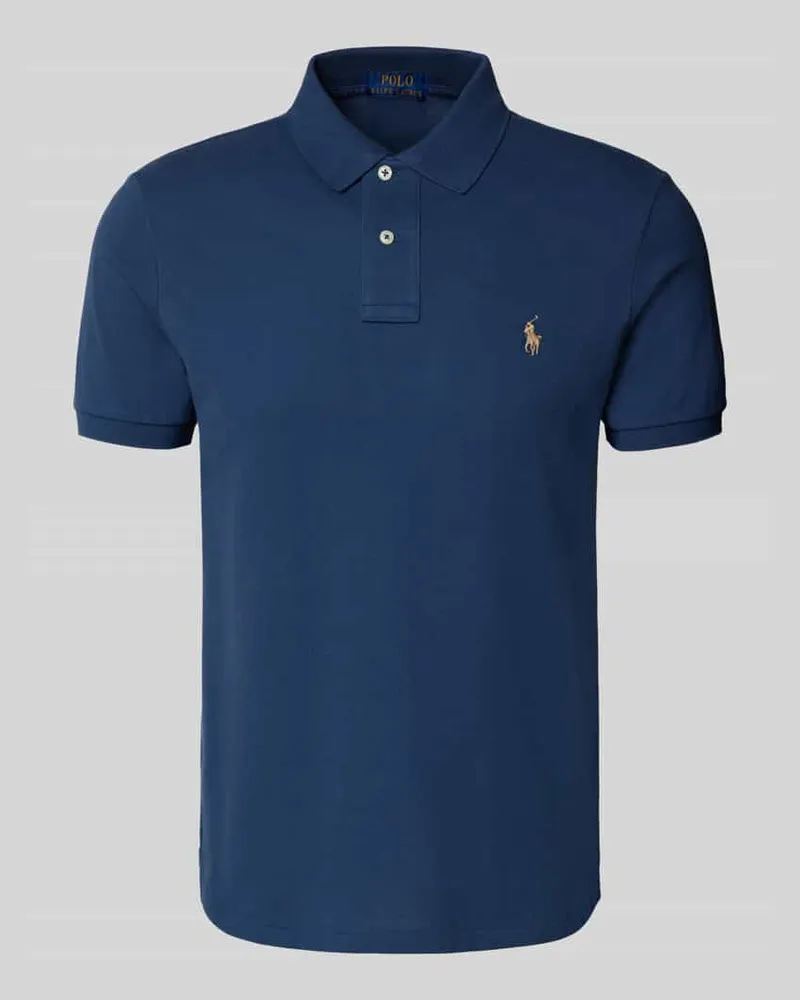 Ralph Lauren Custom Slim Fit Poloshirt mit Label-Stitching 