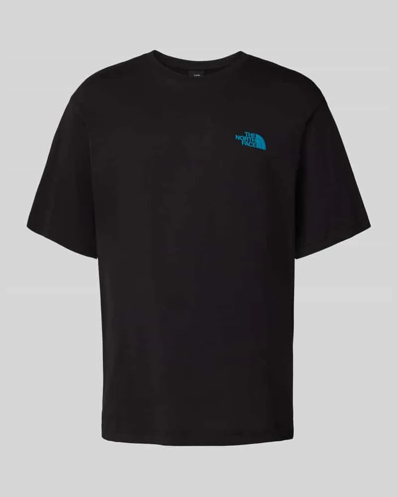 The North Face T-Shirt mit Label-Detail Black