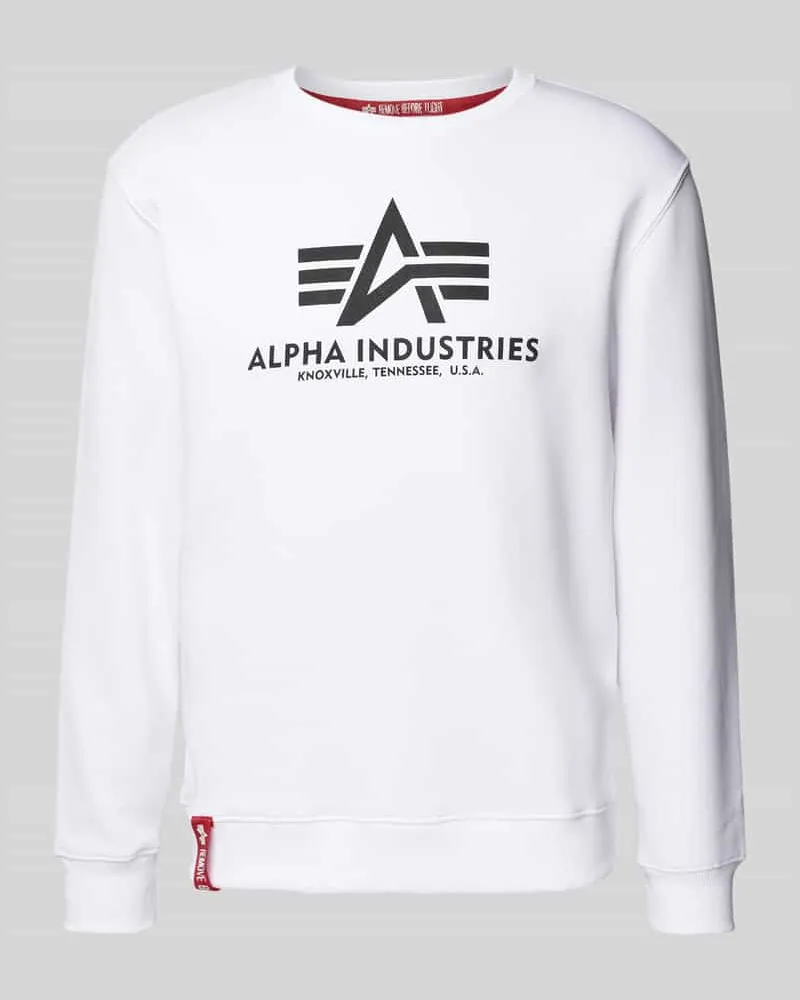 Alpha Industries BASIC SWEATER' mit Logo-Print 