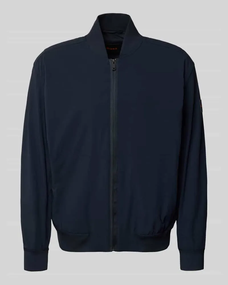 HUGO BOSS Regular Fit Blouson mit Baseball-Kragen Modell 'OSURF Marine