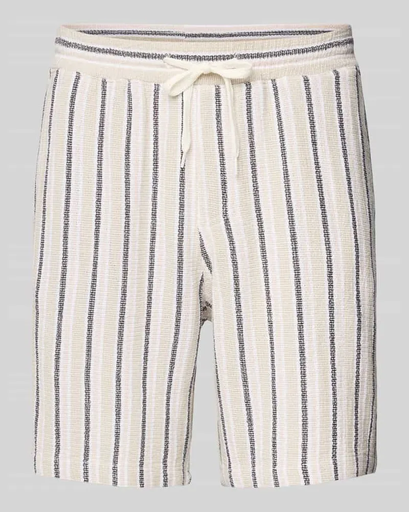 Jack & Jones Regular Fit Shorts mit Strukturmuster Modell 'JAIDEN COBA 
