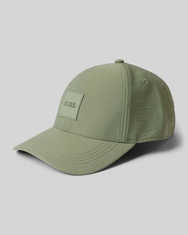HUGO BOSS Basecap mit Logo Detail Modell 'ZED-SEERSUCKER Khaki