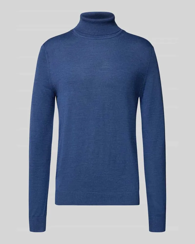 Christian Berg Wollpullover mit Rollkragen 