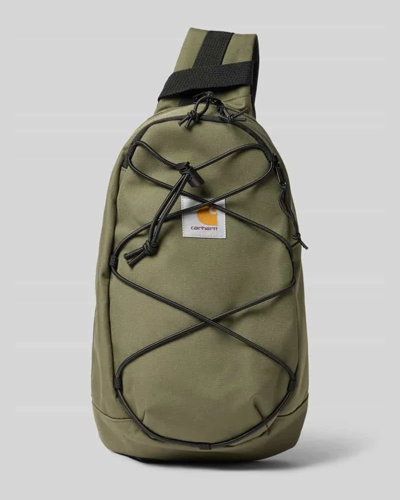 Carhartt WIP Sling Bag mit Logo-Patch Modell 'Kyle Dunkelgruen