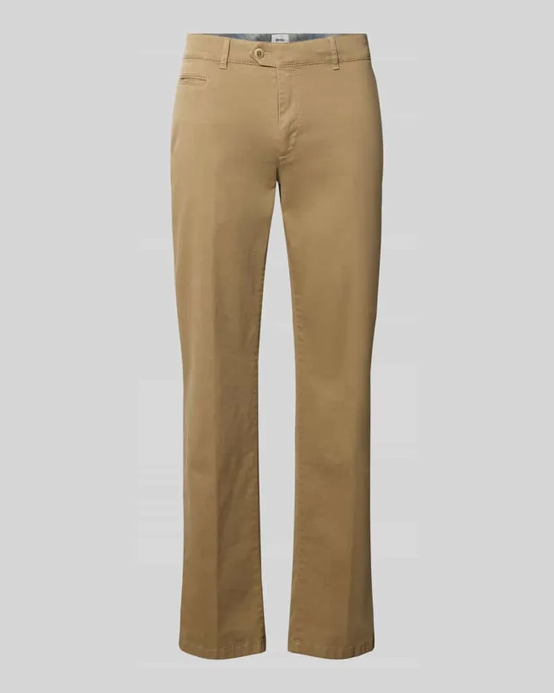 Brax Gerade Hose aus Viskose-Mix Modell 'Everest Camel