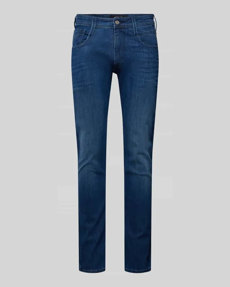 Replay Slim Fit Jeans im 5-Pocket-Design Modell 'ANBASS 