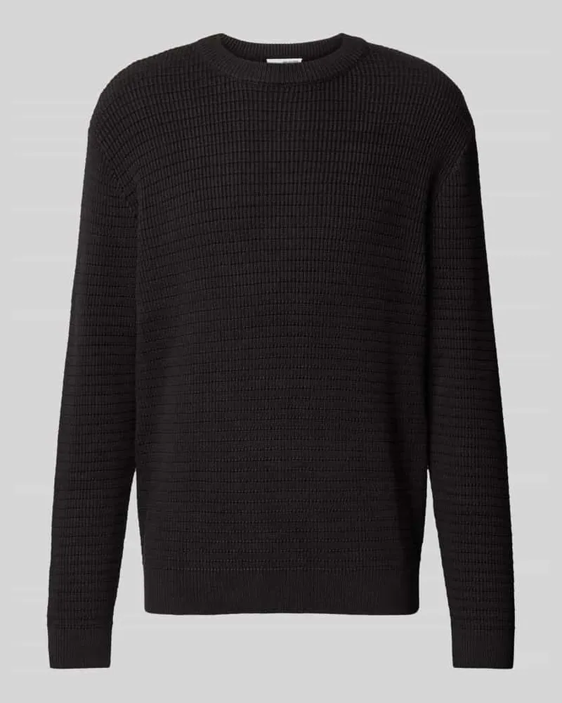 Selected Homme Regular Fit Strickpullover aus reiner Baumwolle 
