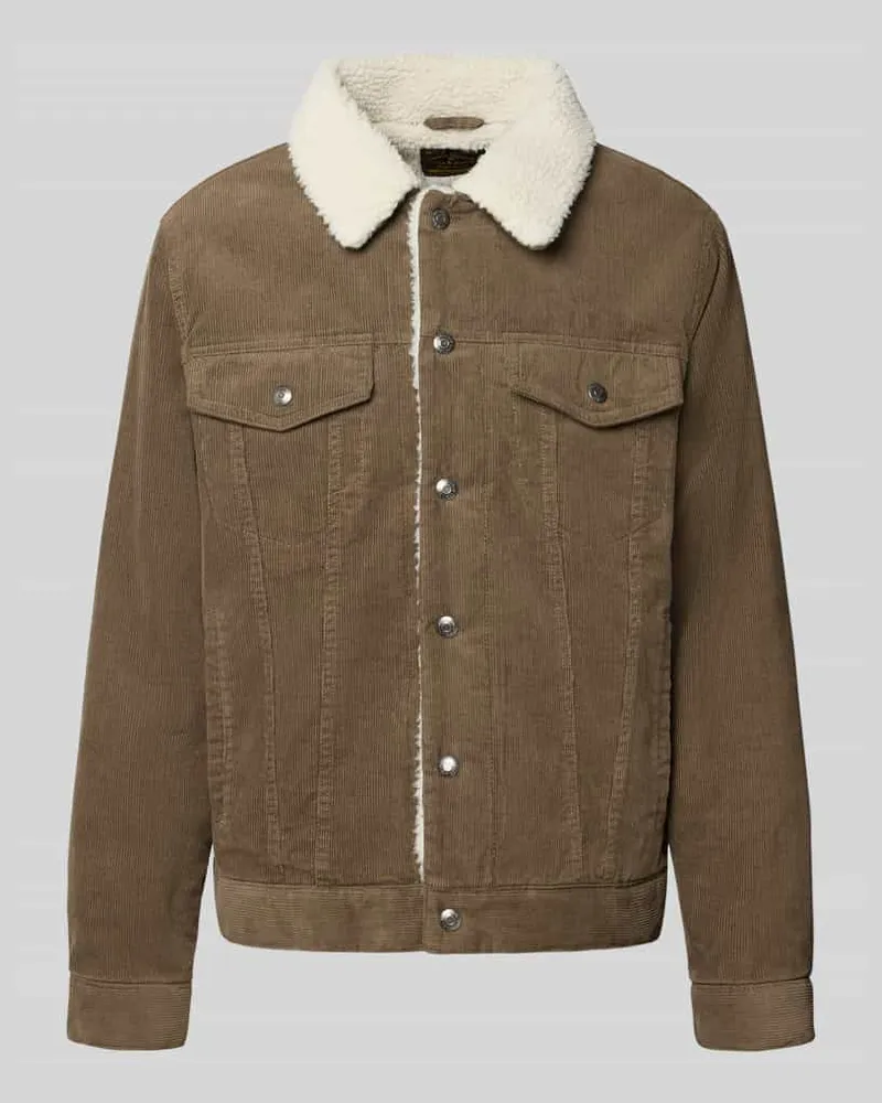 Jack & Jones Jacke aus Cord Modell 'CONNOR Taupe