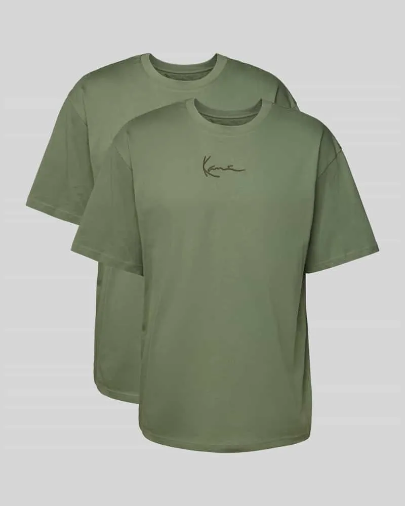 Karl Kani T-Shirt mit Label-Stitching 