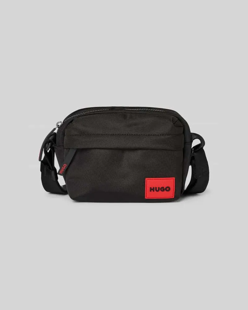 HUGO BOSS Umhängetasche mit Label Patch Black