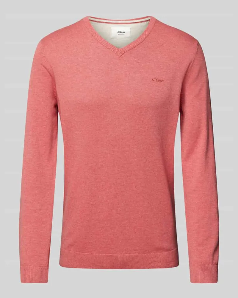 S.Oliver Regular Fit Strickpullover aus reiner Baumwolle 