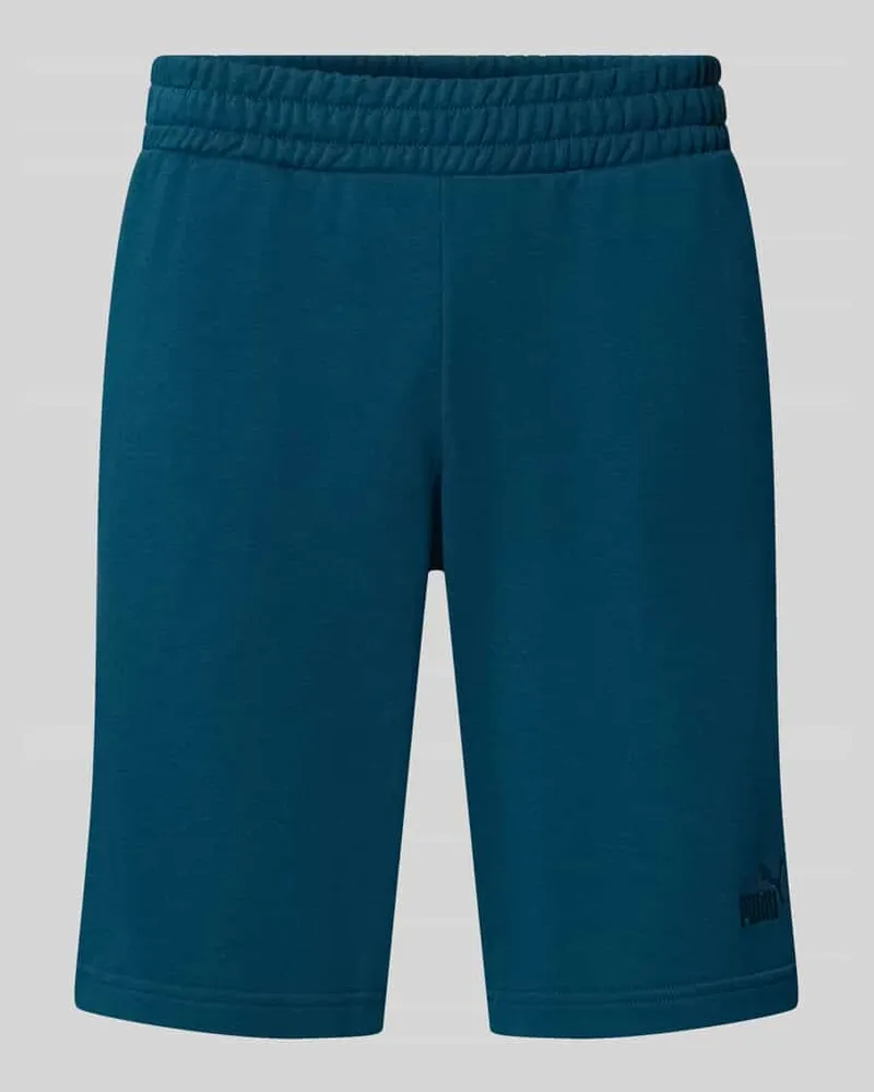 Puma Shorts mit Logo und elastischem Bund Petrol