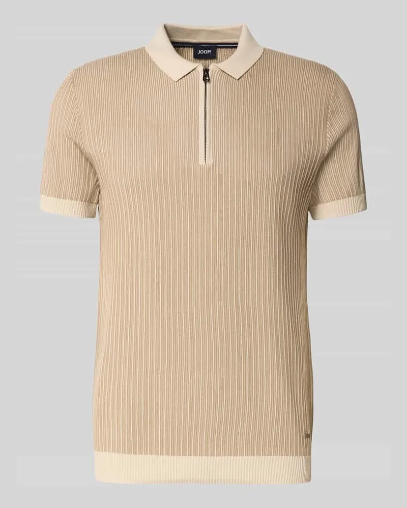 JOOP! Slim Fit Poloshirt in Strick-Optik Modell 'Simeono 