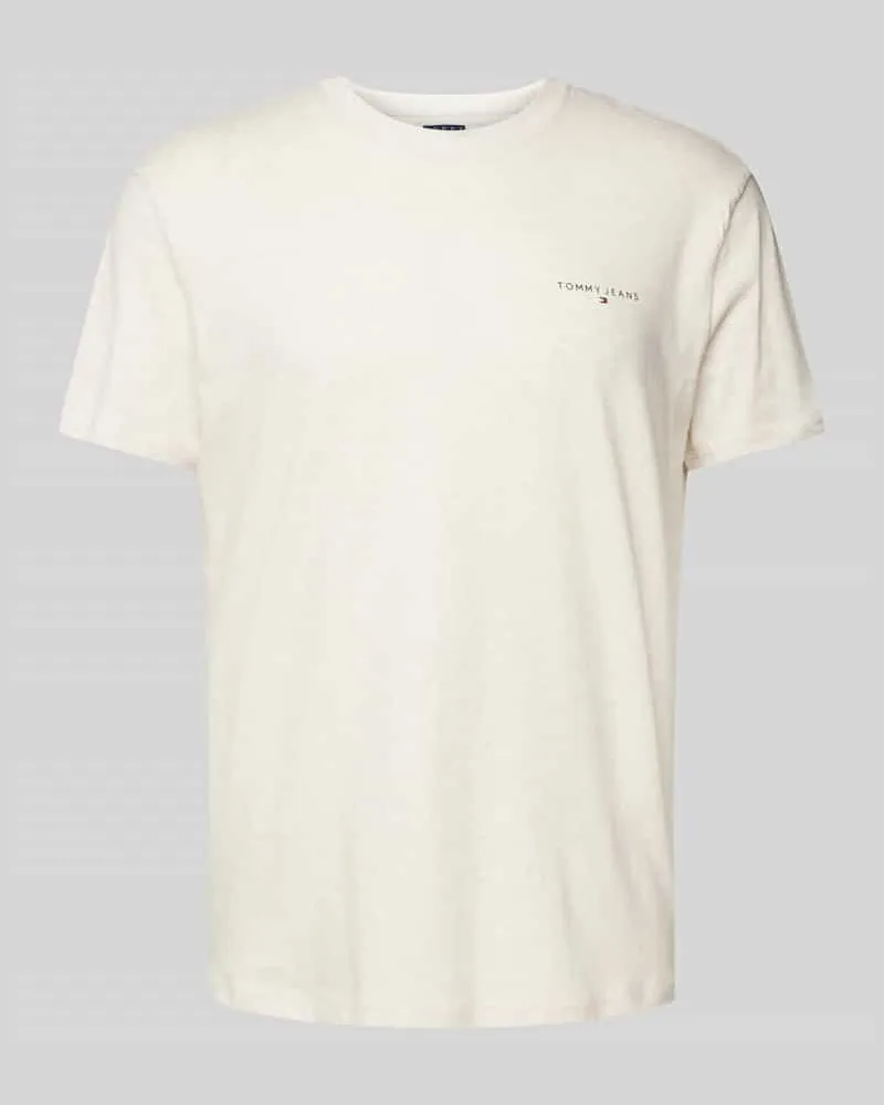Tommy Hilfiger Regular Fit T-Shirt aus reiner Baumwolle mit Label Print 