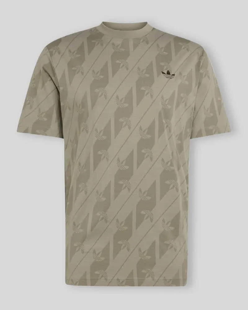 adidas Regular Fit T-Shirt aus reiner Baumwolle Silber