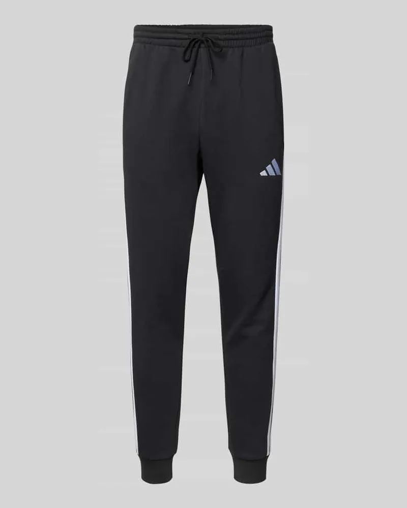 adidas Regular Fit Sweatpants mit Label-Stitching Black
