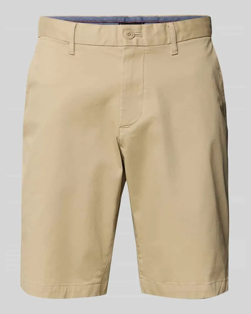 Tommy Hilfiger Relaxed Fit Chinoshorts aus Baumwoll-Elasthan-Mix 