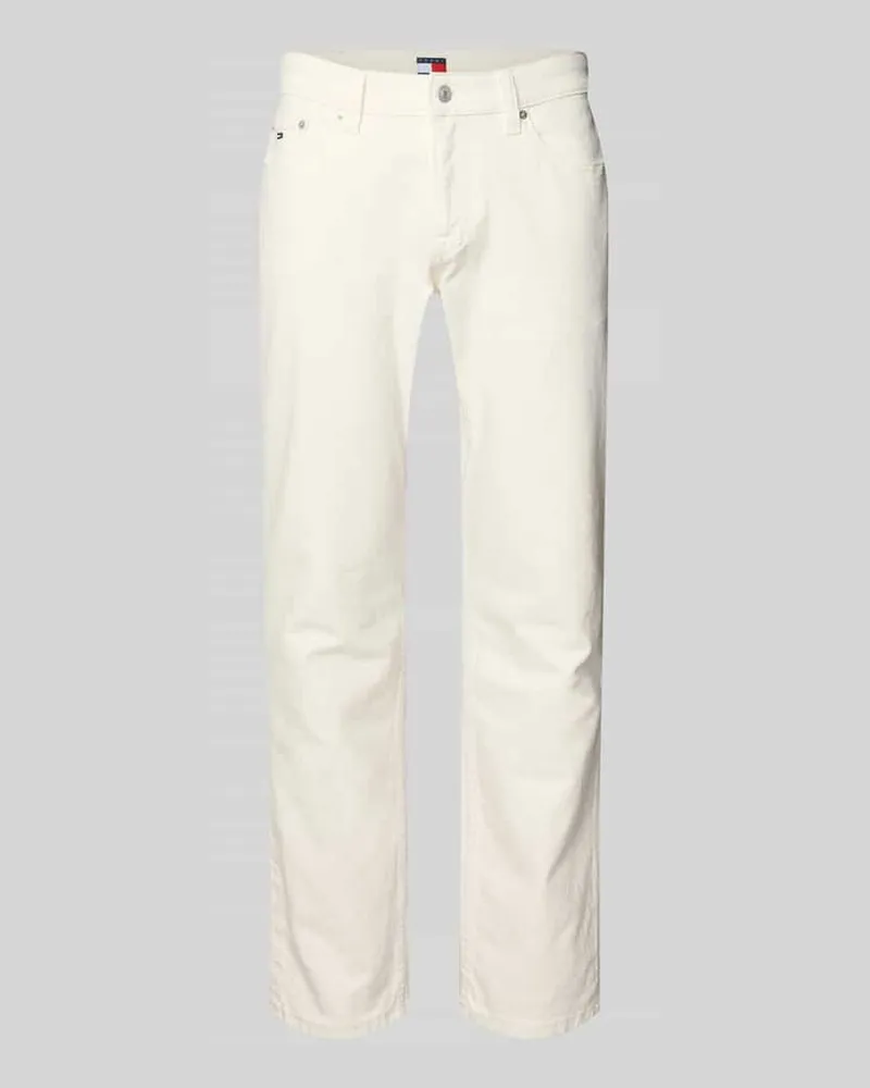 Tommy Hilfiger Slim Fit Jeans aus Baumwoll-Mix Modell 'SCANTON SLIM Weiss