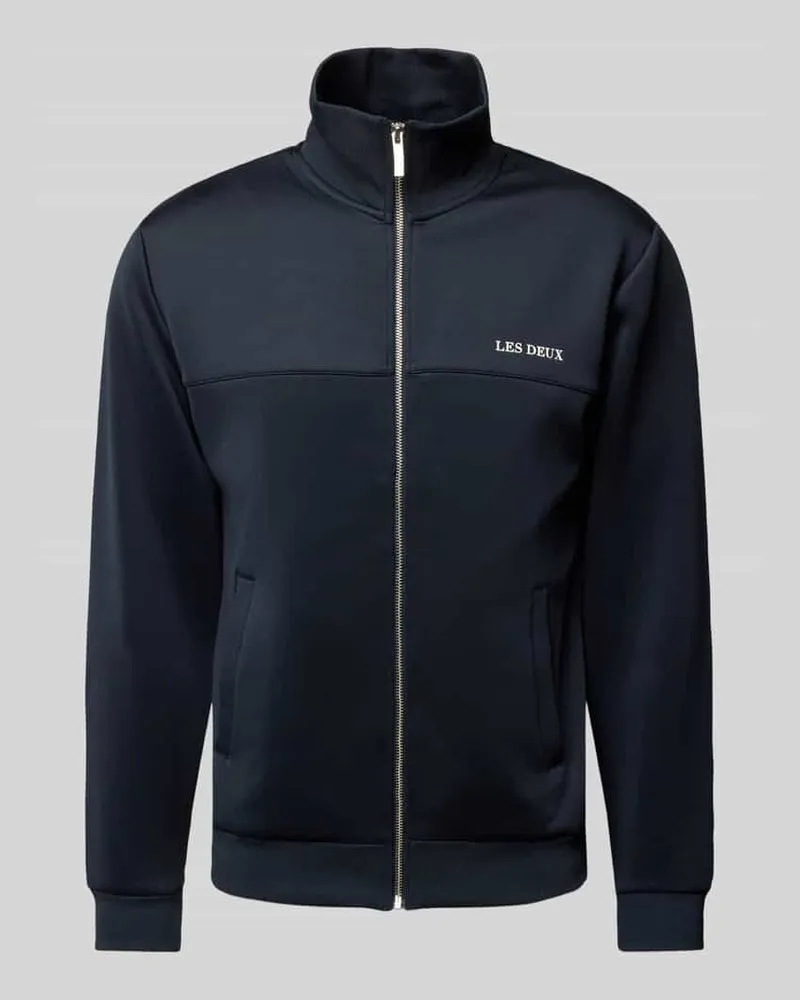 LES DEUX Sweatjacke mit Label-Print Modell 'Ballier 