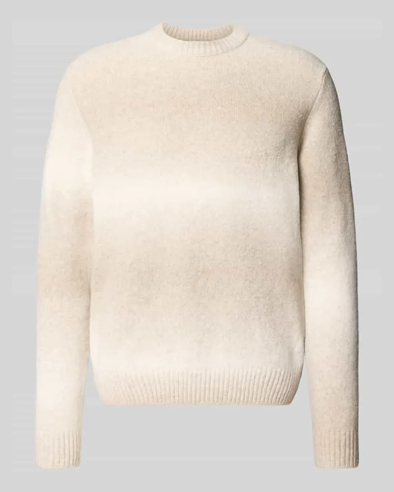 Jack & Jones Regular Fit Strickpullover mit Rundhalsausschnitt Modell 'TORONTO Beige