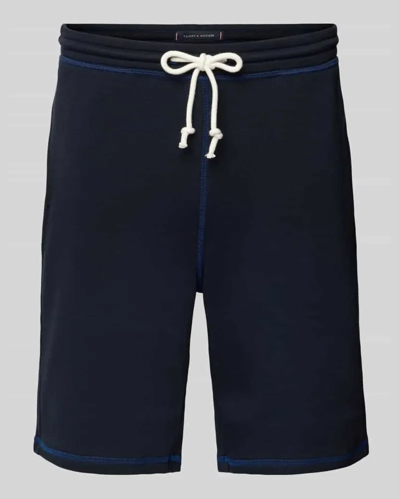 Tommy Hilfiger Regular Fit Lounge Shorts aus Baumwoll-Mix 