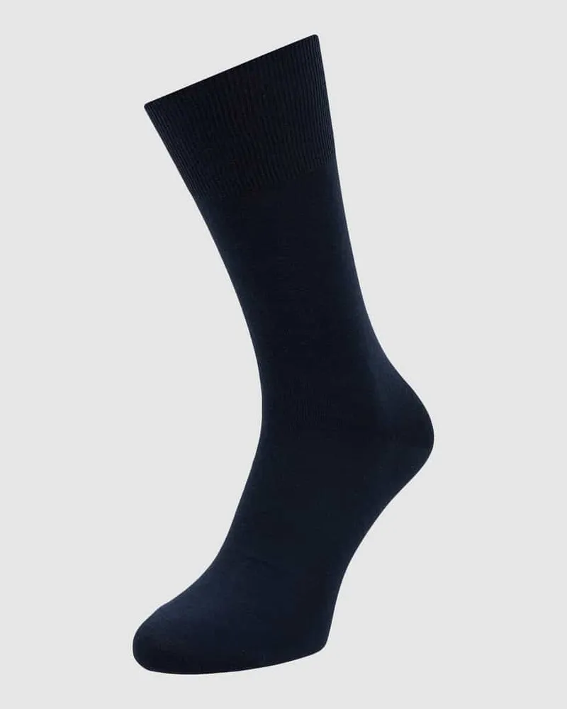 Falke Socken aus Schurwollmischung Modell 'Airport Sock Dunkelblau