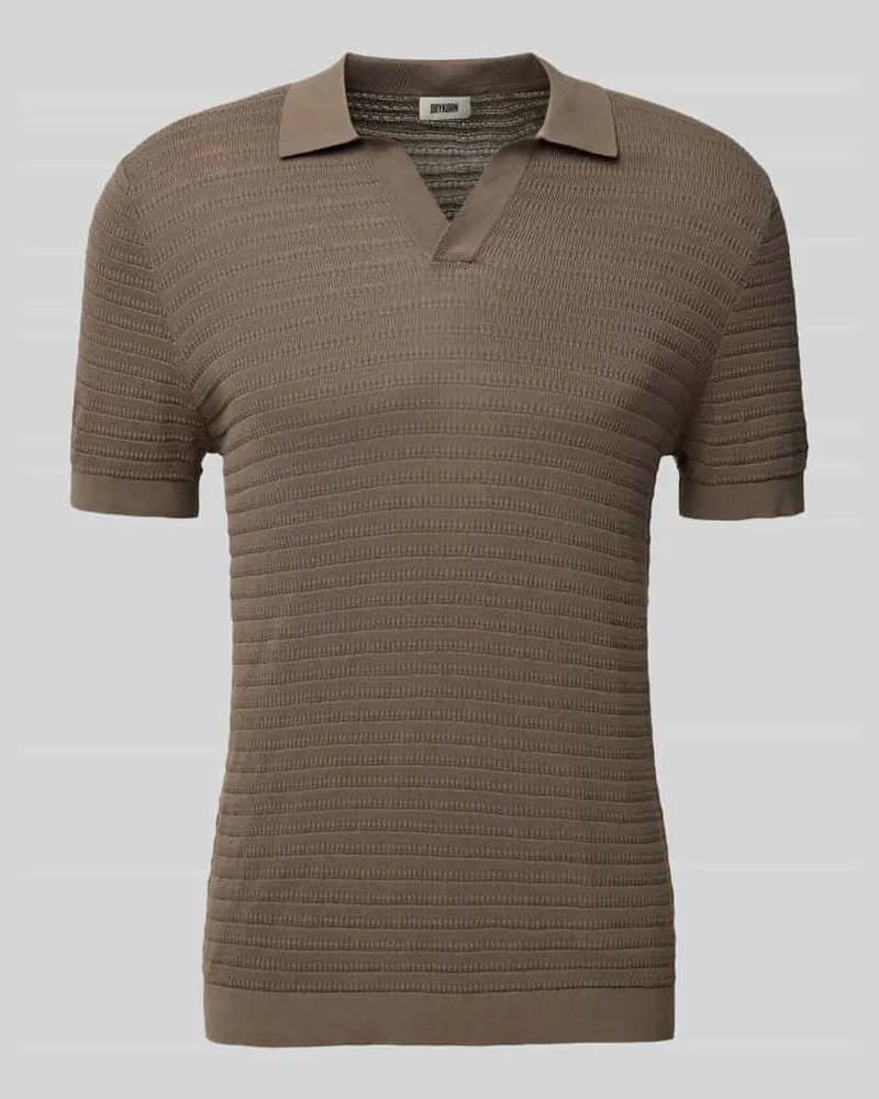 Drykorn Regular Fit Poloshirt mit V-Ausschnitt Modell 'BRAIAN 